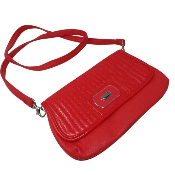 Grace Adele Melon Orange Crossbody Bag. - Picture 1 of 14